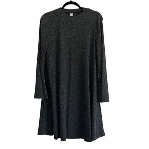 Old Navy charcoal, long sleeve sweater dress